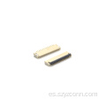 Conector FPC de 1,0 mm Inserción frontal Inversión trasera